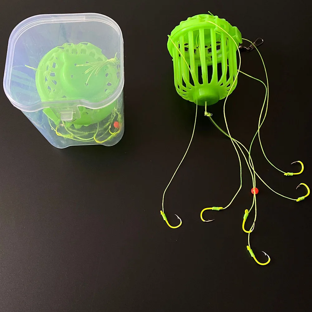 

Carp Fishing Hook Feeder Fishing Baits Cages For Silvercarp Black Fish Carp Removable Bait Cage Universal Hook Fish Tackle