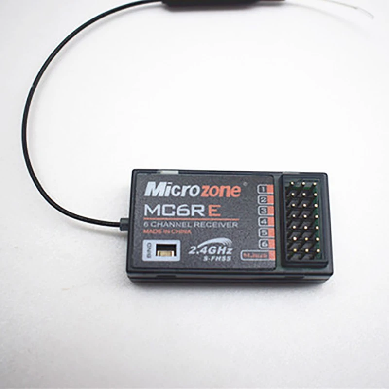 

MicroZone MC7RB MC6RE мини-приемник 2,4G 6CH подходит для MicroZone MC6C MC7/8B/10 дистанционное управление неподвижное крыло Квадрокоптер дроны