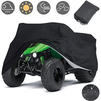 190t silver proof dust anti uv beach quad bike atv cover case for polaris motorcycle shade outdoor waterproof rain snow hood