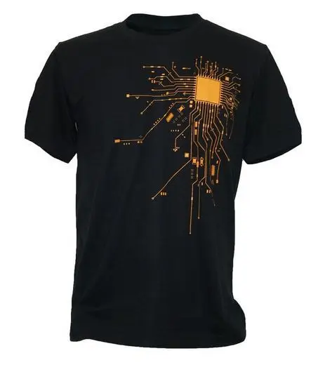 Мужская хлопковая футболка с коротким рукавом принтом в виде сердца |