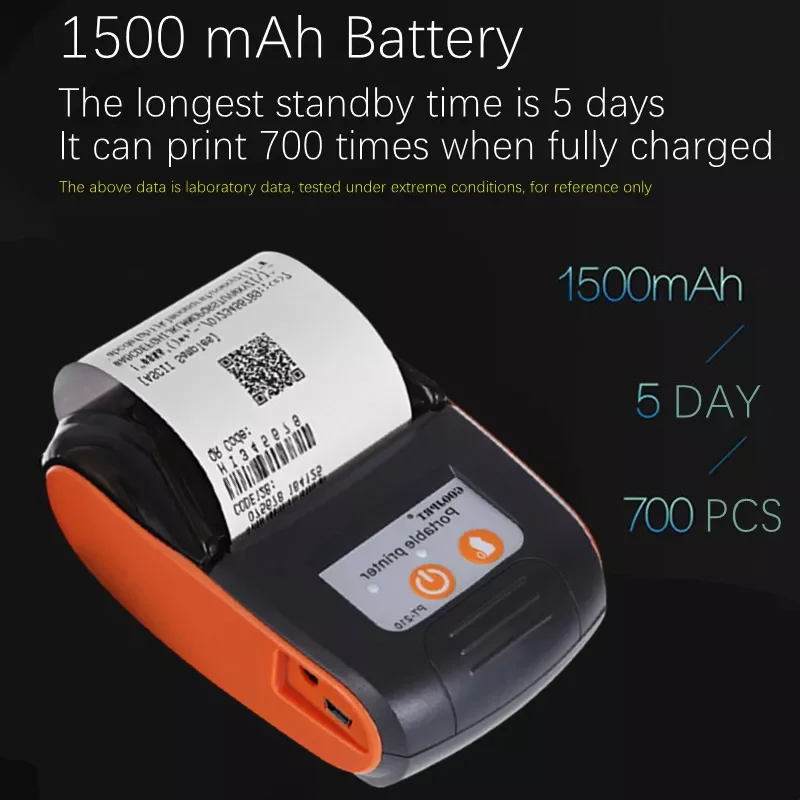 

2023 Wireless Portable Receipt Printer Mini Bluetooth Thermal Printers Mobile Phone 58mm Android IOS PC Pocket Bill Makers Impre