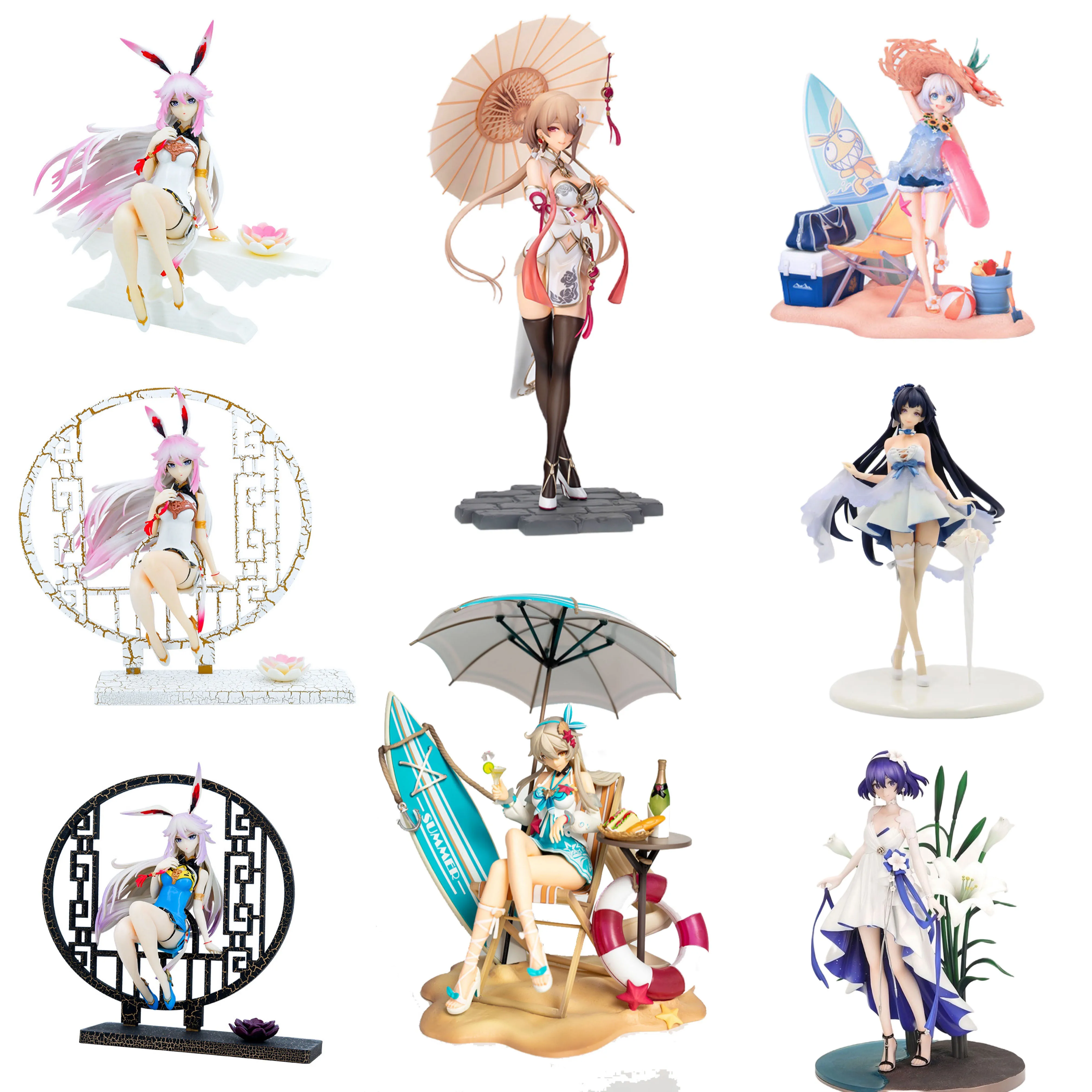 

Honkai 3rd Anime Figure Rita Rossweisse Kiana Kaslana yae sakura Raiden Mei Seele Vollerei Theresa Apocalypse Action Figure