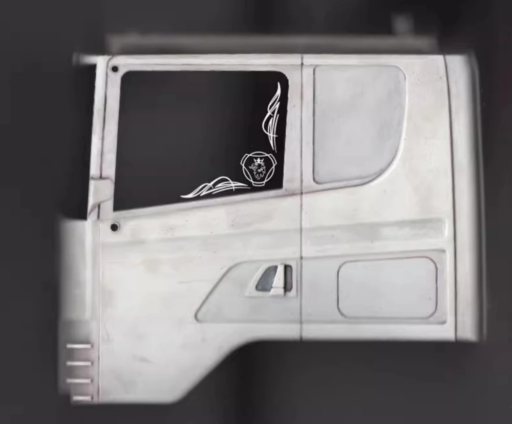 1/14 тягач прицеп металлические оконные наклейки значок Подходит для Tamiya R470 R620 770s