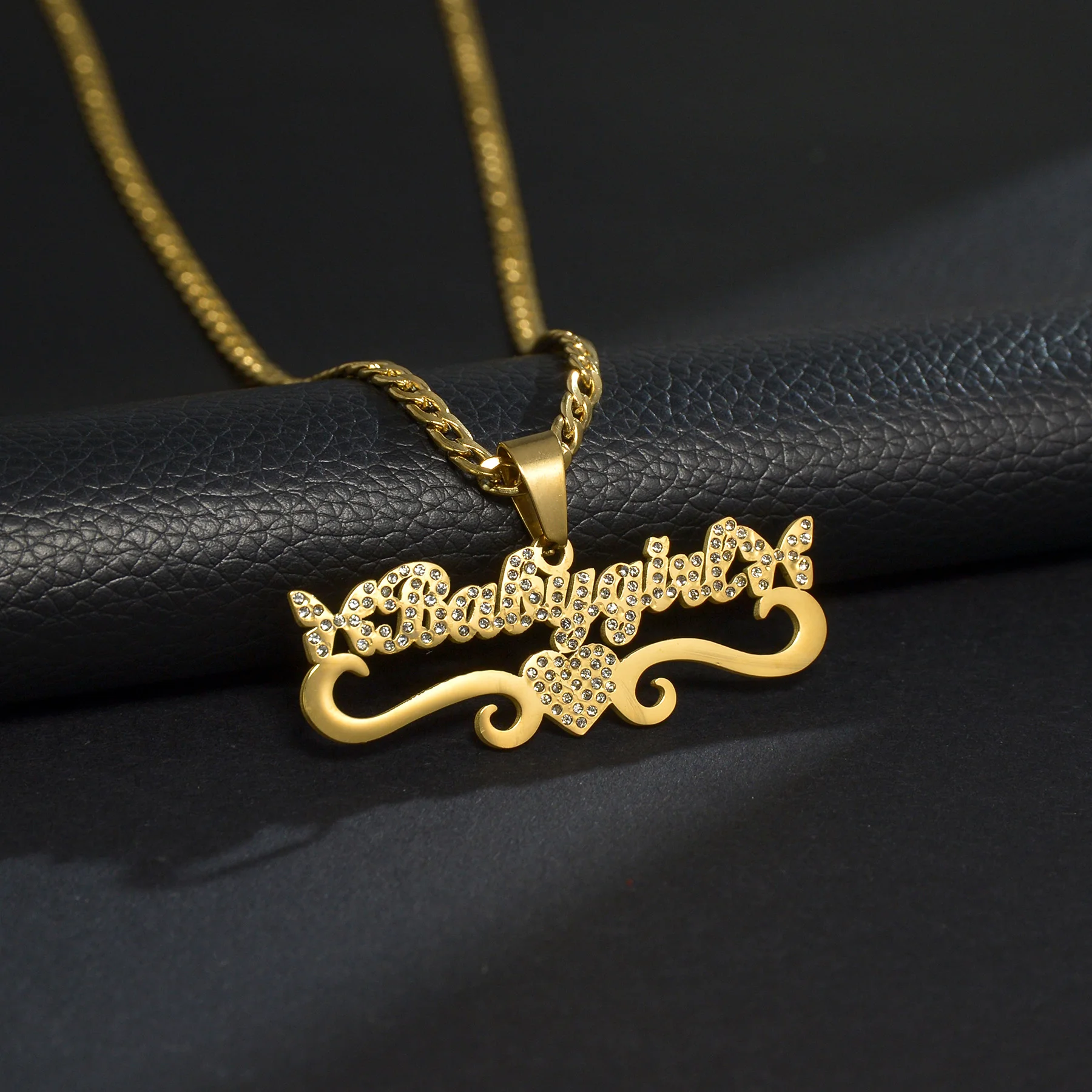 Женское Ожерелье Atoztide из нержавеющей стали с фианитами