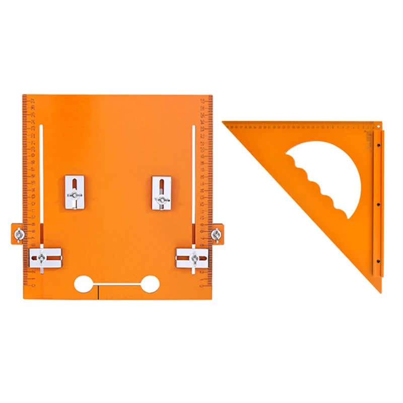 

30Cm Punch-Free Cutting Machine Bottom Plate For 4 Inch Electric Circular Saw With Woodworking Triangle