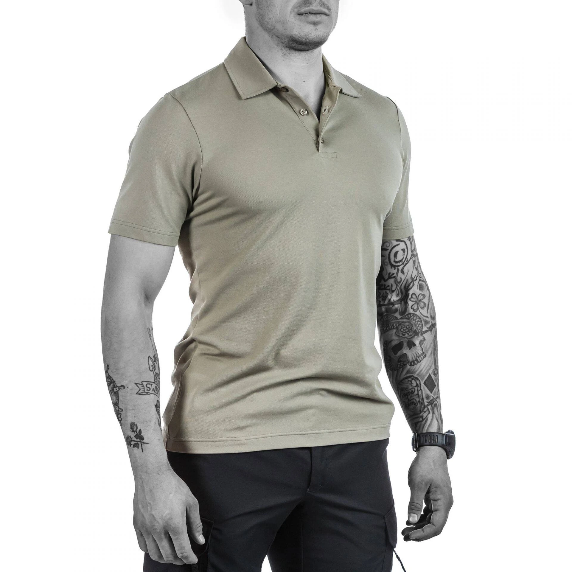 Футболка-поло Endure Ufpro Yufu, быстросохнущая рубашка с V-образным вырезом, футболка с короткими рукавами, летний дышащий топ Coolmax (art.: 3920db09daed6) - 3920db09daed6