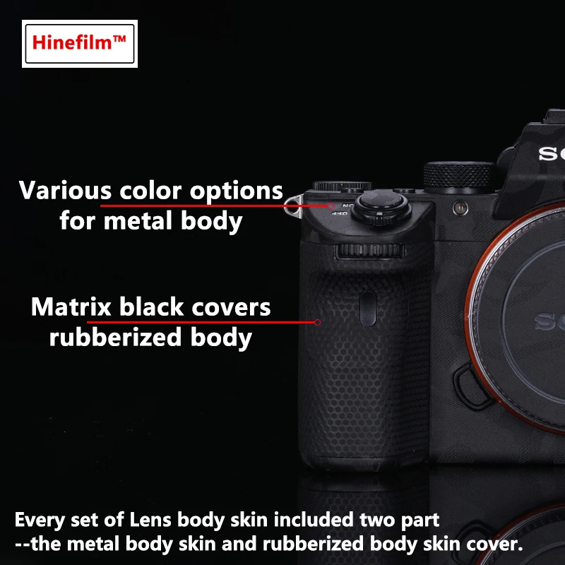 A7M3 A7R3 Виниловая наклейка для камеры защита от царапин Обложка Sony A7RIII A7III 3M Премиум