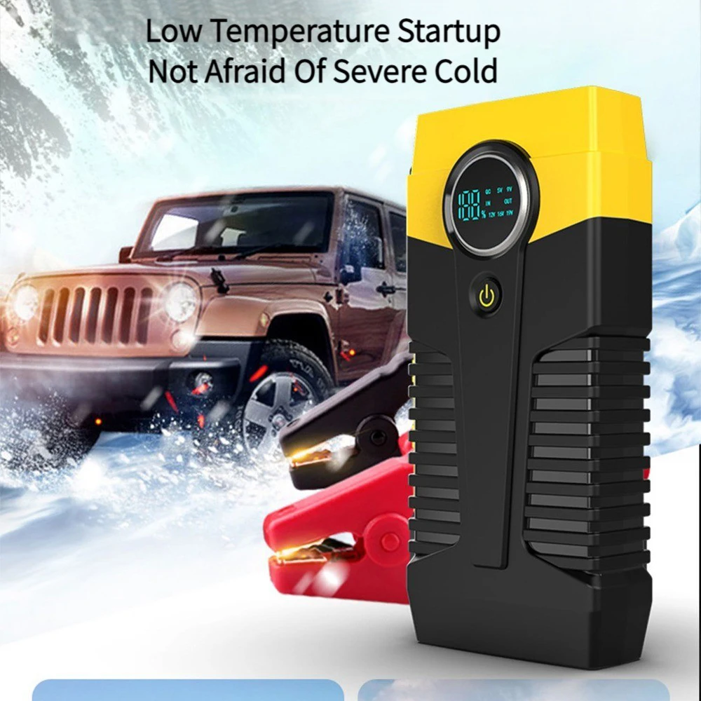 

18800mAh 2 In 1 Car Jump Starter Power Bank Car Battery Starter Booster Chargers Portable Camping Powerbank Auto Starting Device