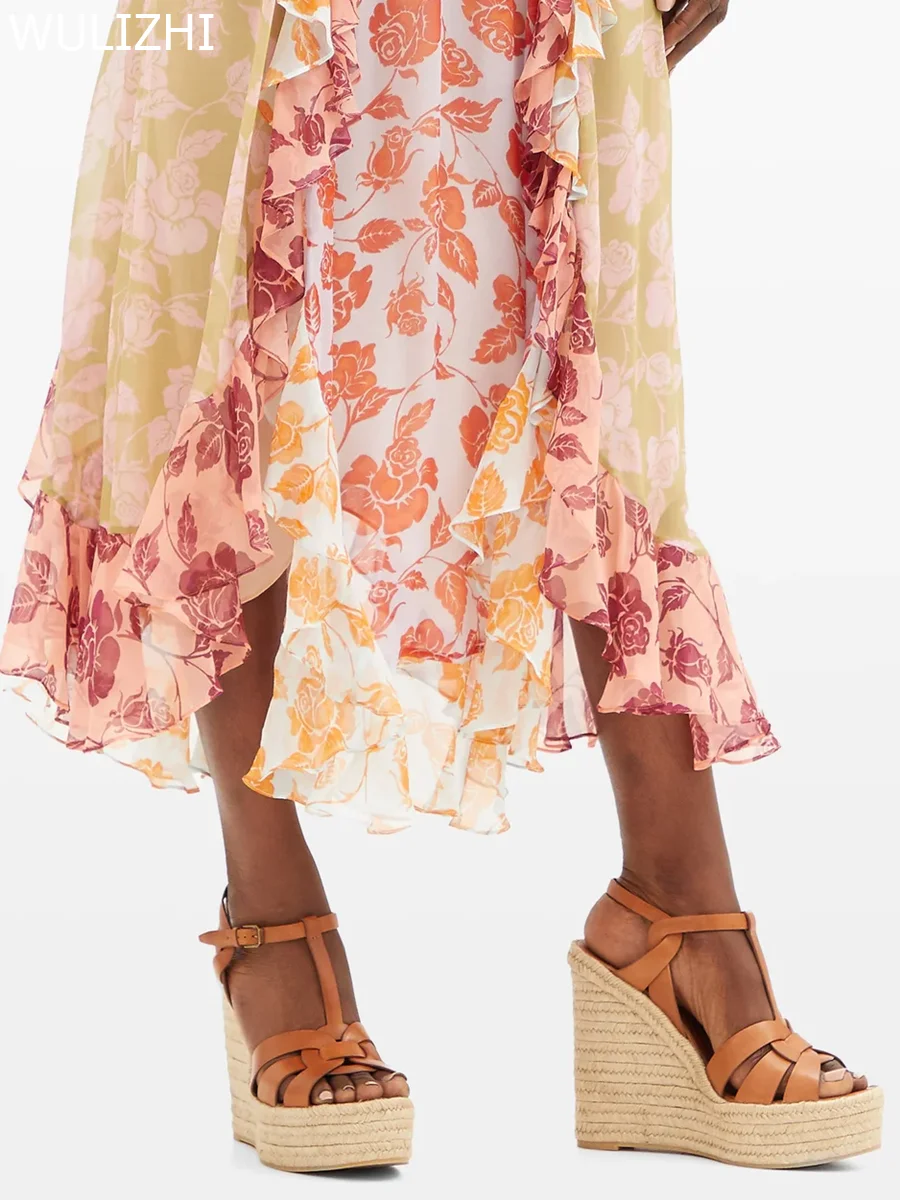 Women Platform Cross Weave Wedge Espadarille Sandal Black Leather Round Toe Slingback Concise Heels Fretwork Gladiator Lady Shoe