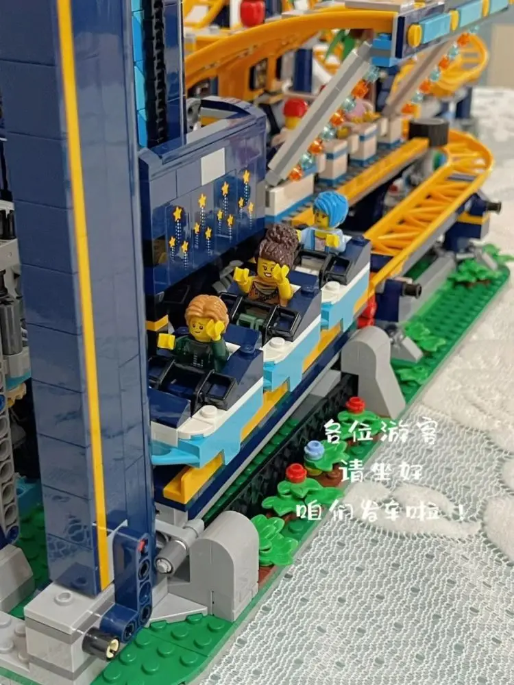 Китайский конструктор роликовые американские горки Сборная модель для взрослых