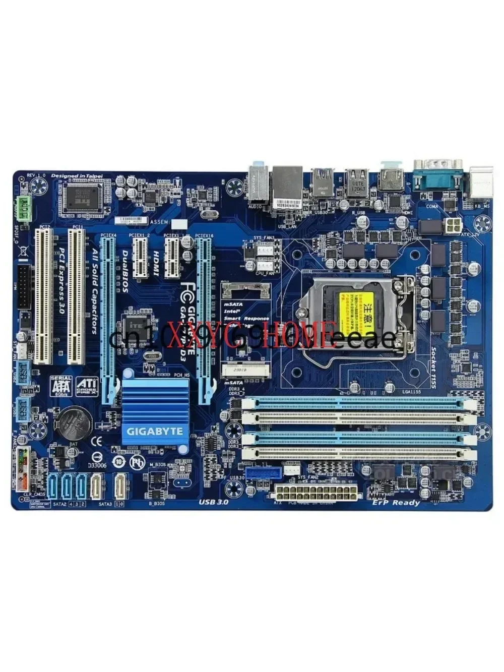 95% новая материнская плата Z77 Gigabyte GA-Z77P-D3 1155 с поддержкой 1230 V2 3470