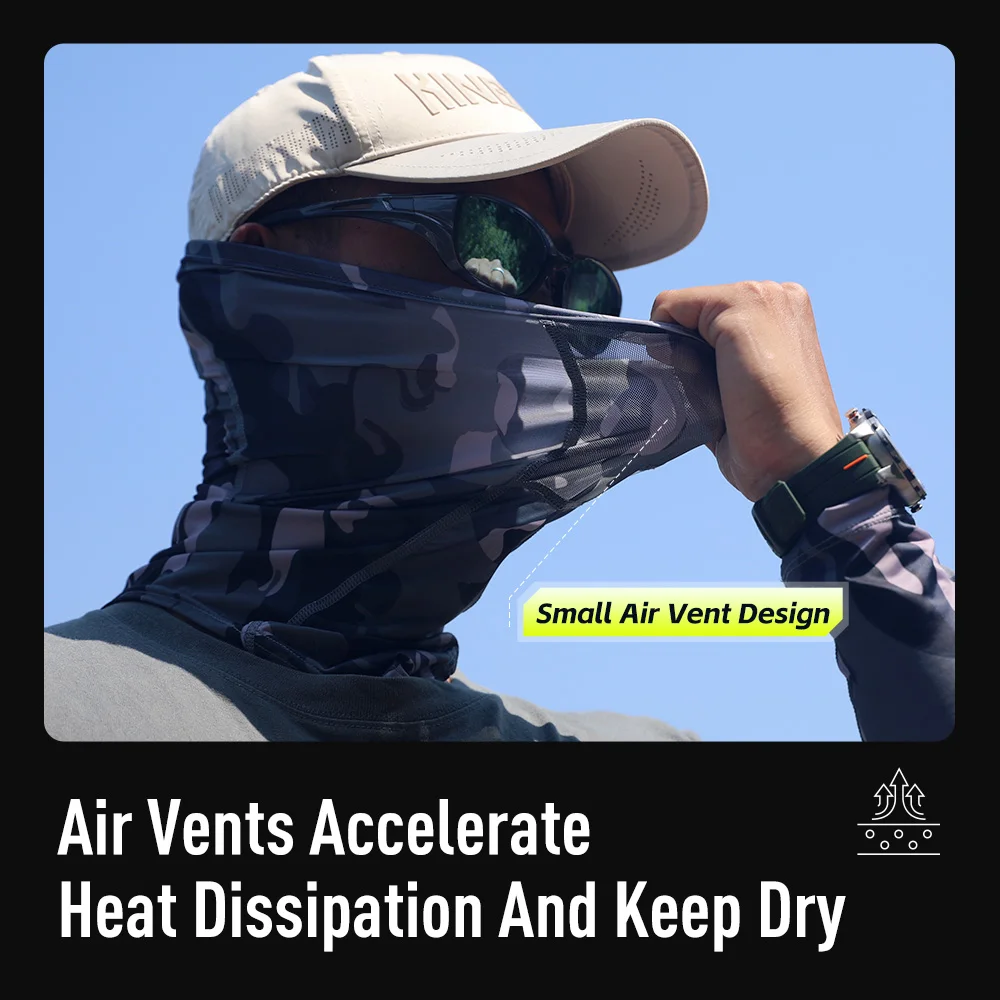 Шарф Kingdom для занятий спортом на открытом воздухе рыбалки защита от УФ-лучей