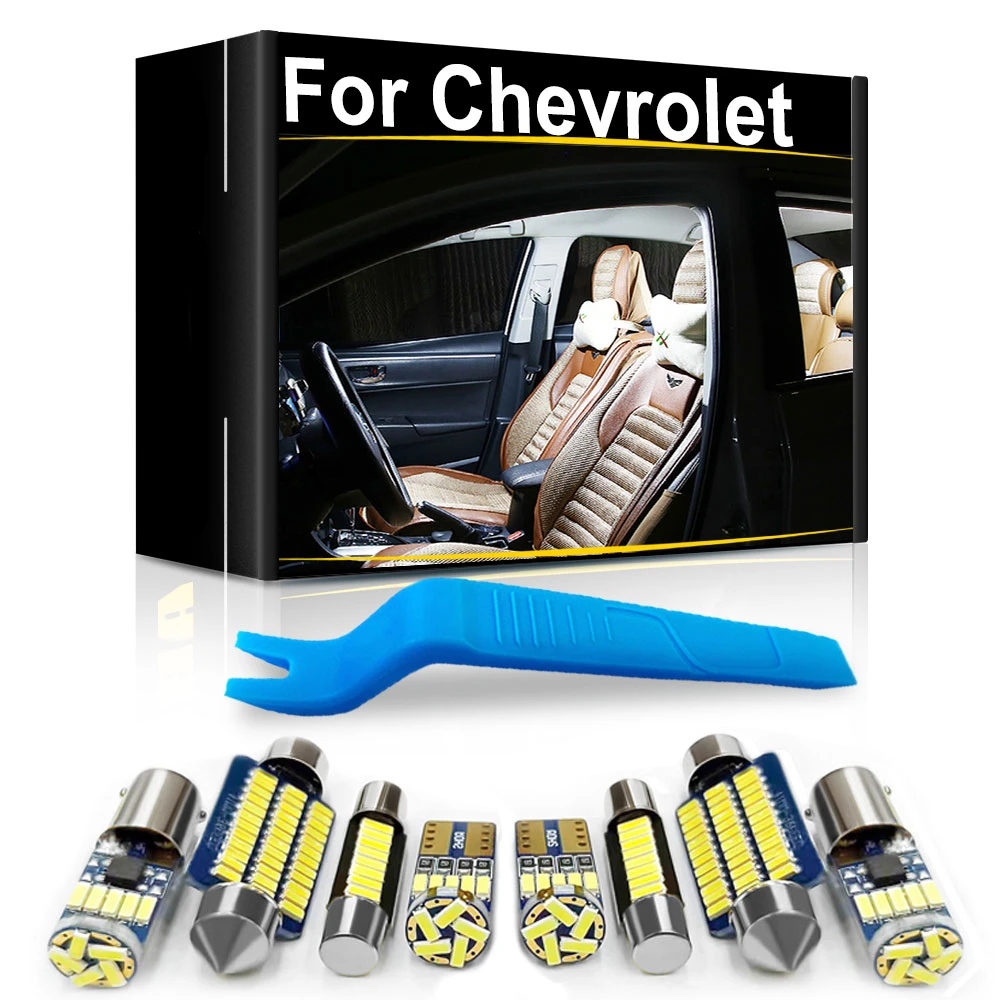 

Car LED Interior Light Canbus For Chevrolet Malibu Impala Cavalier Cruze Aveo Beretta Cobalt Volt Accessories Indoor Lamp Kit