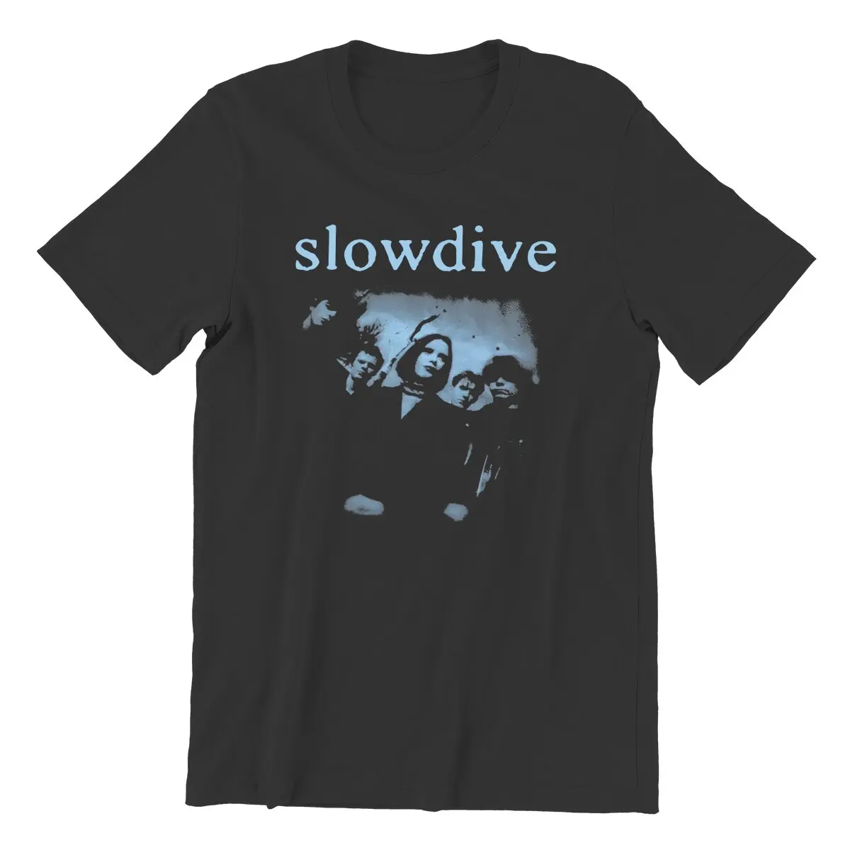 Men Slowdive  T Shirt Tour 90s Cotton Clothes Novelty Short Sleeve Crewneck Tees Summer T-Shirts