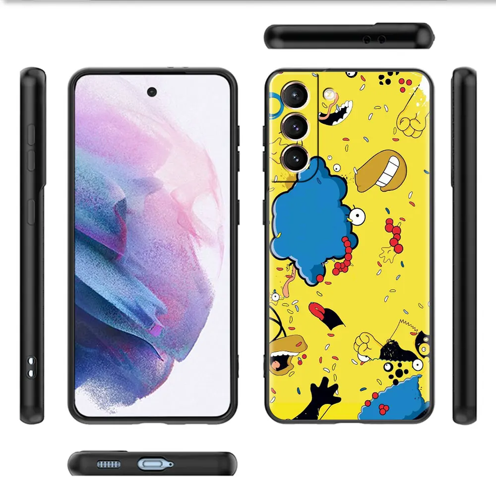 Чехол для телефона Samsung Galaxy S22 Ultra S21 S10 S9 S8 Plus S20 FE Note 20 10 9 мягкий чехол оболочка Funda