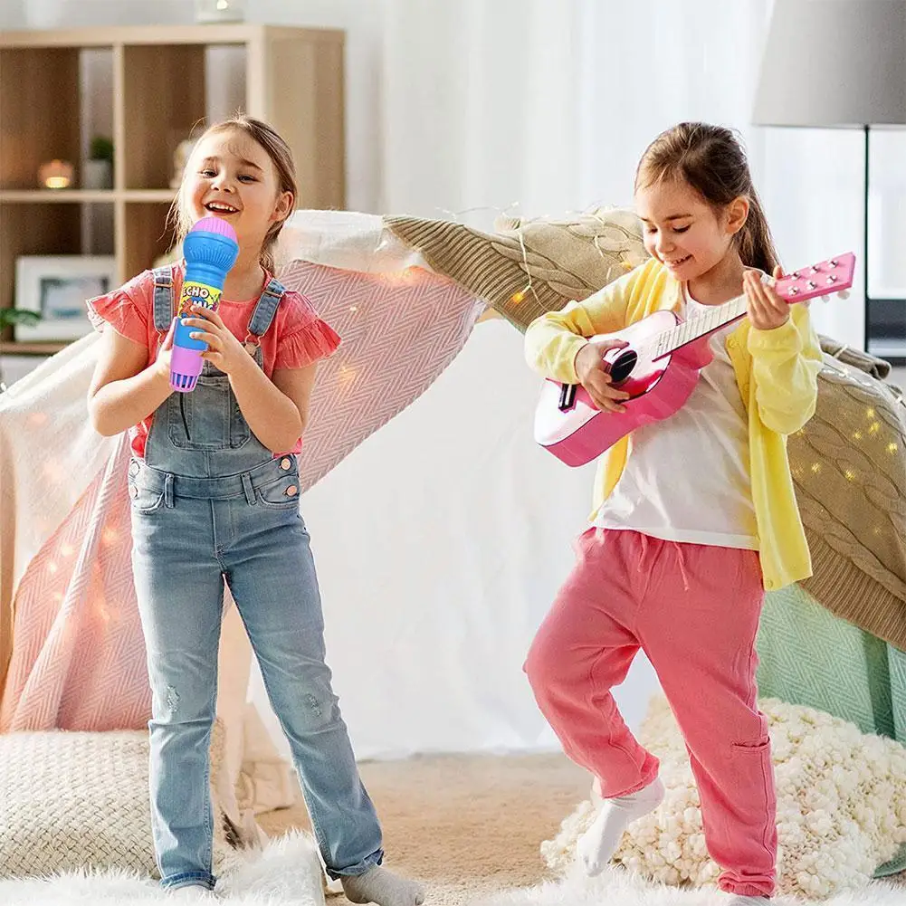 

Микрофон X9D5 детский с микрофоном, большая Экологически чистая игрушка-сменитель голоса, подарок для детей, детская музыкальная игра на день...