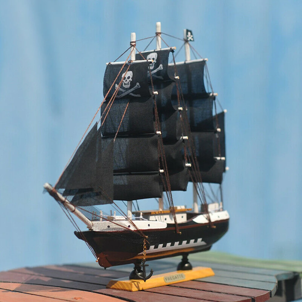 

Европейский деревянный домашний декор, модель корабля для детей и офиса, подарок, парусная лодка, миниатюрная настольная игрушка ручной раб...