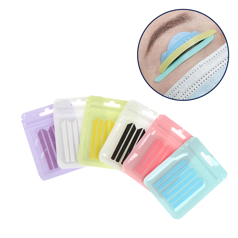 

3Pairs Eyelash Lifting Silicone Stripe Soft lashlift Curlers Pads Eye Lash Extension Perm Ribbon Sticky Tape Makeup Tools