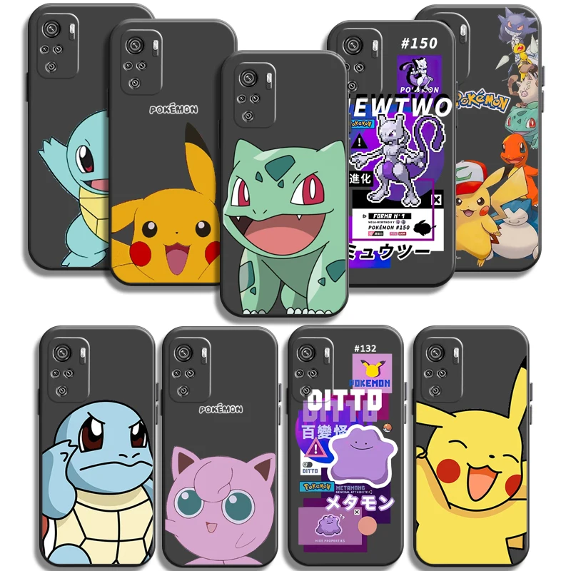 

Pikachu Pokemon Phone Cases For Xiaomi Redmi POCO X3 GT X3 Pro M3 POCO M3 Pro X3 NFC X3 Mi 11 Mi 11 Lite Soft TPU Carcasa