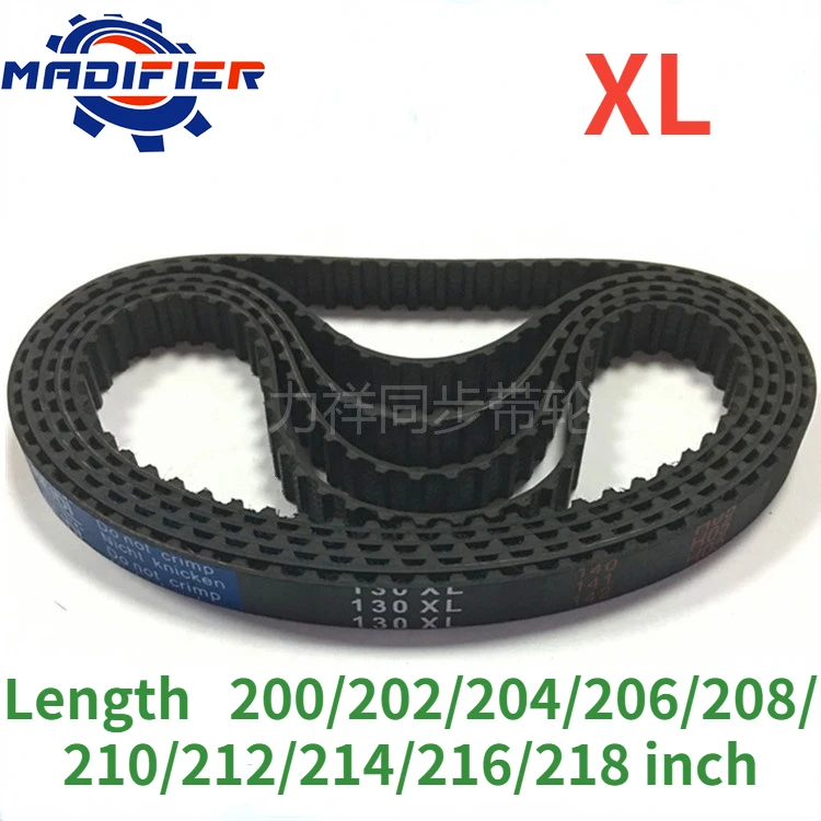 

Gktools 3D Printer XL Closed Loop Rubber Synchronous Belt Width 10/12.7/15mm Length 200/202/204/206/208/210/212/214/216/218 inch