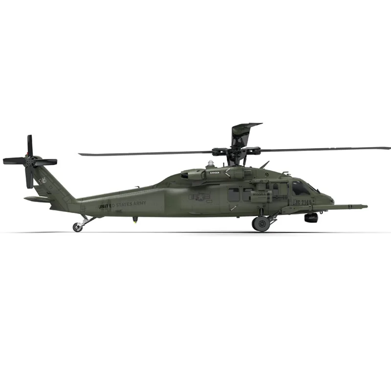 Фото Yuxiang F09v Black Hawk Uh60 шестиканальный 3d спецэффекты дистанционное управление вооруженная модель вертолета моделирование боевой самолета №3