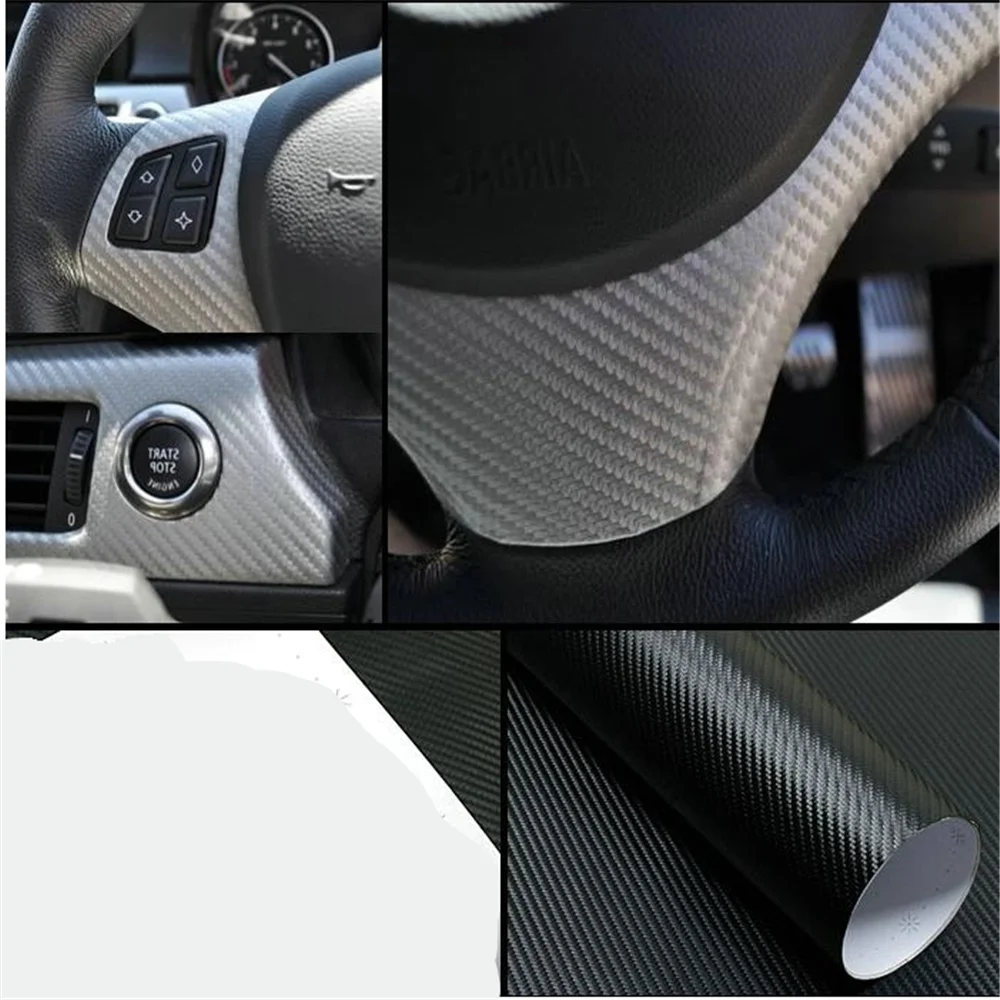 

127*10cm Car Carbon Fiber Film for Toyota Corolla Avensis Yaris Rav4 Auris Hilux Prius Prado Camry 40 Celica Fortuner Reiz Venza