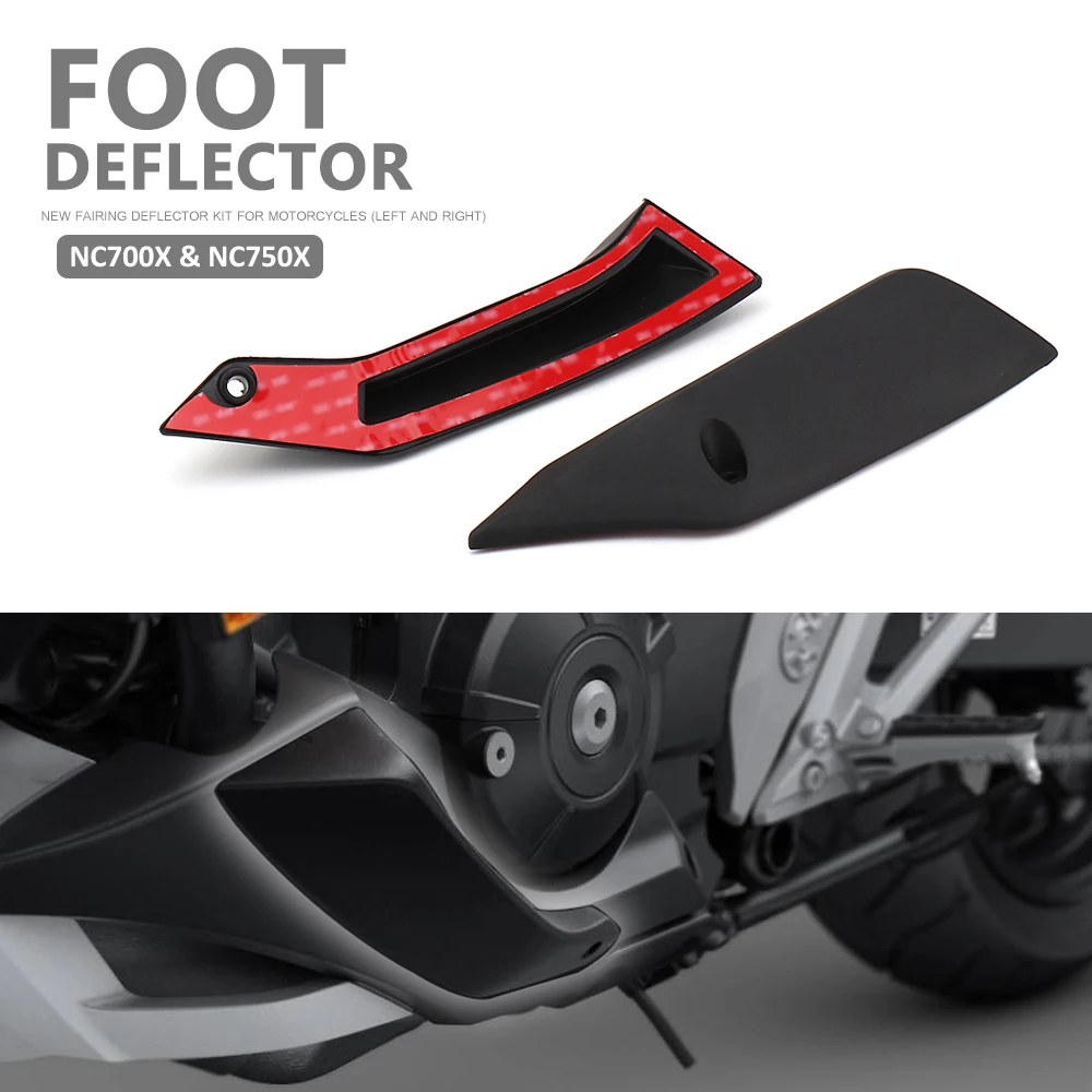 

New Motorcycle For Honda NC750X NC 750X 2021 2022 2023 NC700X NC 700 X 2012 2023 Foot Wind Deflector kit Accessories Rubber