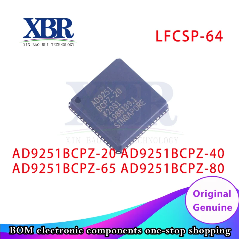 2pcs AD9251BCPZ-20 AD9251BCPZ-40 AD9251BCPZ-65 AD9251BCPZ-80 LFCSP-64 Chip IC New Original