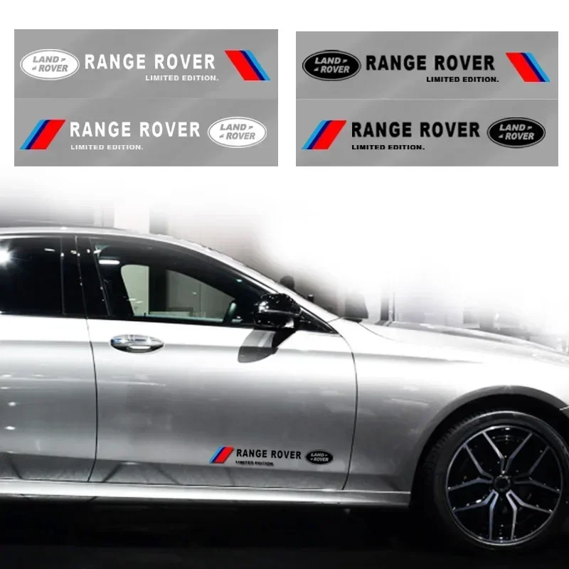 Светоотражающая наклейка на боковую дверь автомобиля 2 шт. виниловая с графикой