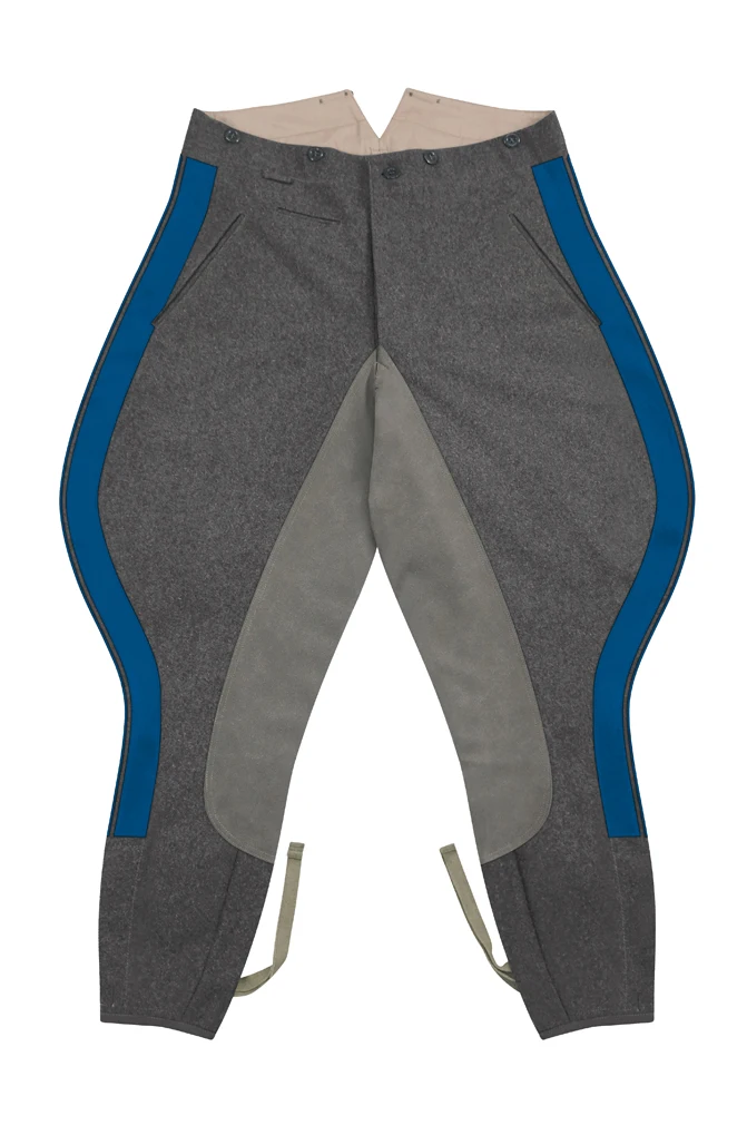 GUWH-010 Бриджи для верховой езды Kriegsmarine Coastal General Stone Grey Wool