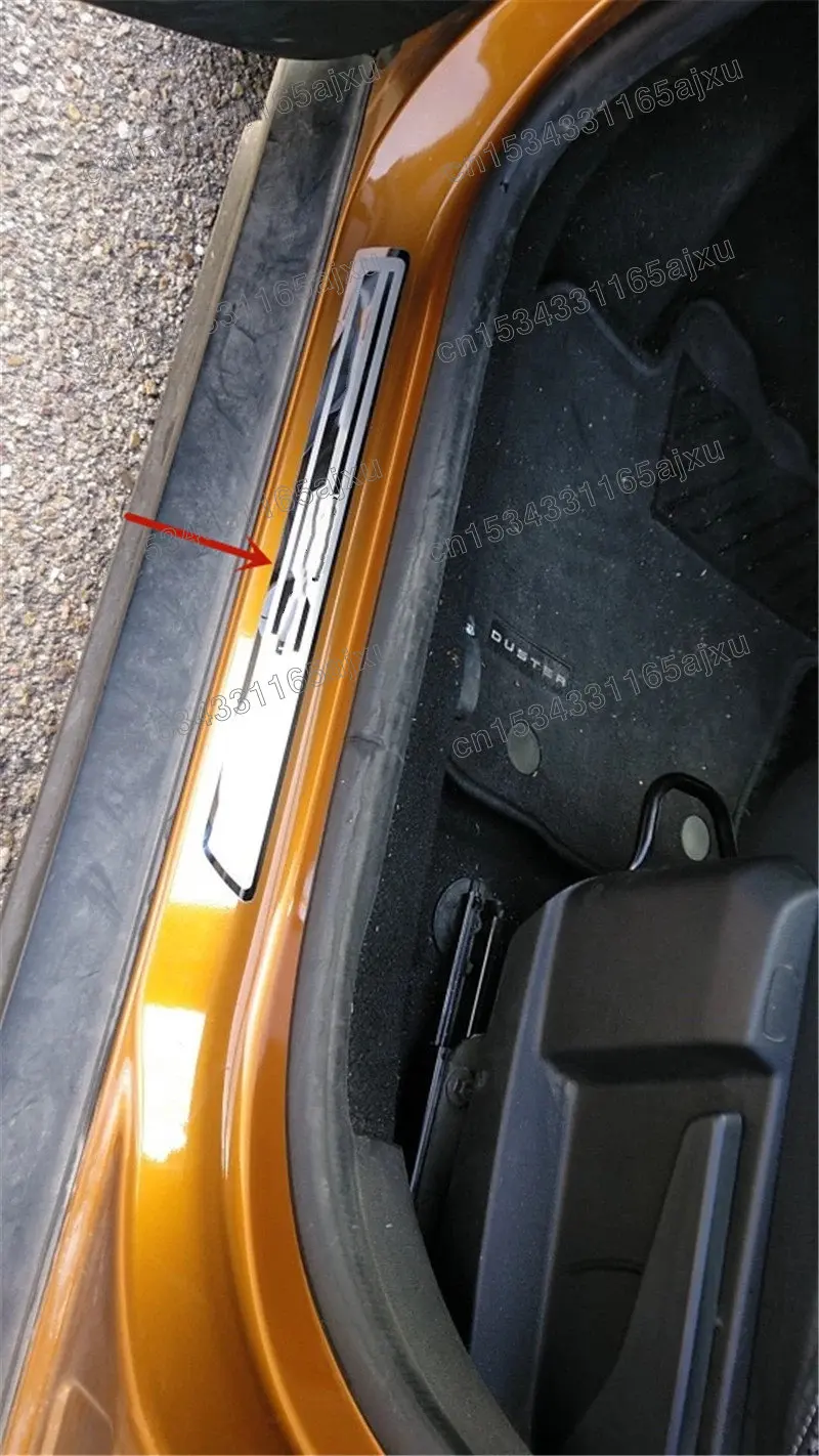 

Car Accessories for GMC SIERRA 2017-2022 Stainless Steel Ultra-thin Car Threshold Guard Plate Welcome Pedal Anti-scratch