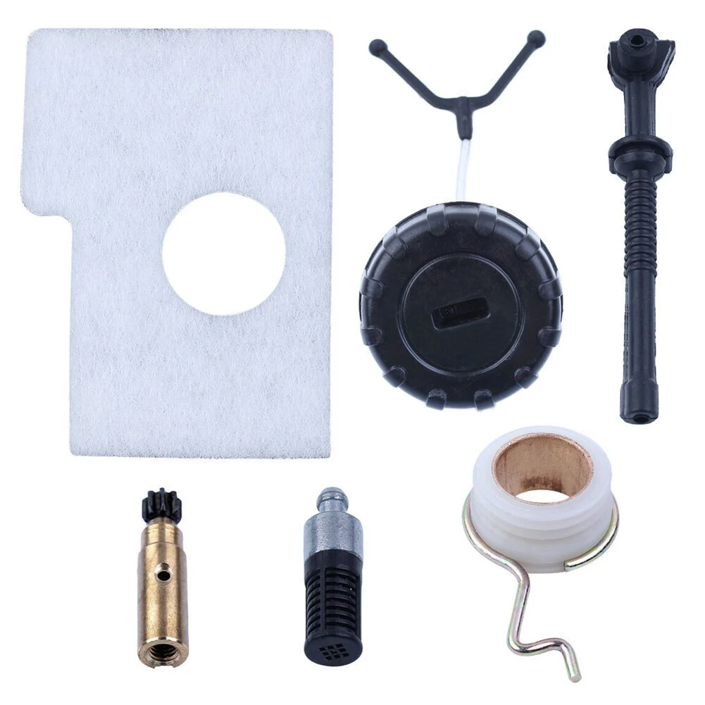 

Air Filter Oil Pump 017 018 MS170 MS180 Accessories Chainsaw Equipment Garden Gear Hose Kit Outdoor Attachment