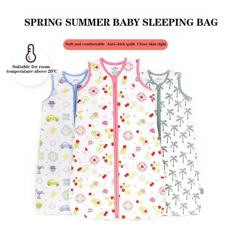 

Baby Sleeping Bag Envelope Diaper Cocoon for Newborns Baby Carriage Zipper Vest Sleep Sack Kids Cotton Outfits Clothes 0-3 Years