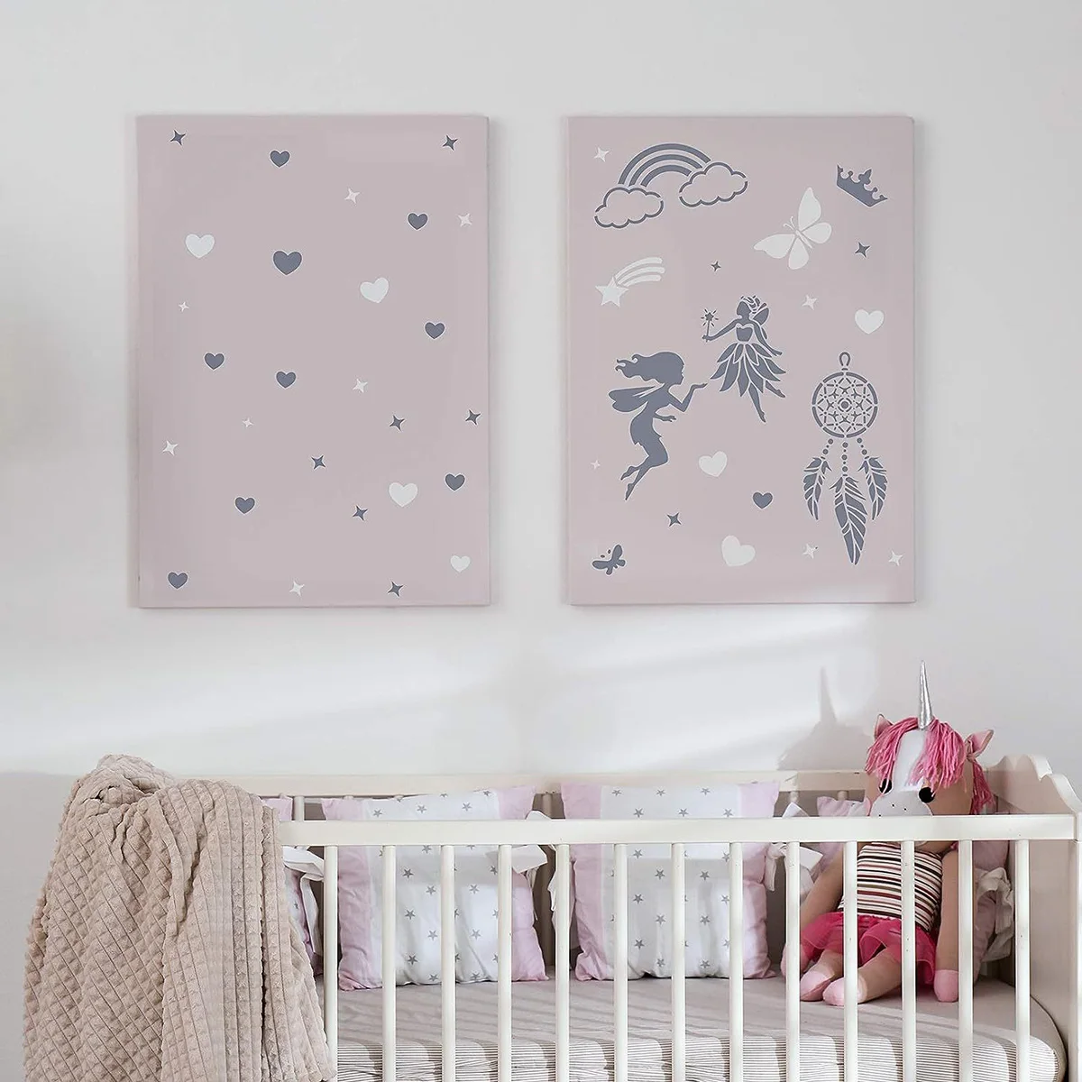 9 Шт. Многоразовые Трафареты сделай Сам