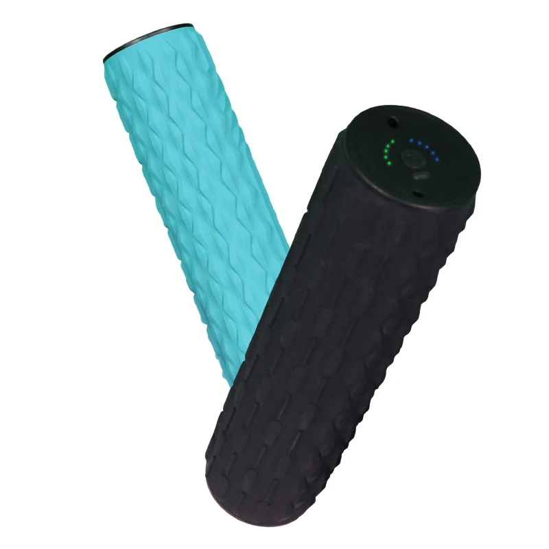 5 Gears Adjustable Electric Foam Roller Yoga Column Massage Fitness Muscle Relaxation Equipment Vibrator Roller Fascia Axis