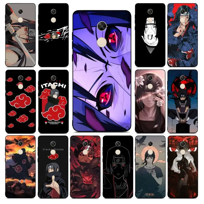 

BANDAI Naruto Akatsuki Uchiha Itachi Phone Case for Redmi Note 8 7 9 4 6 pro max T X 5A 3 10 lite pro