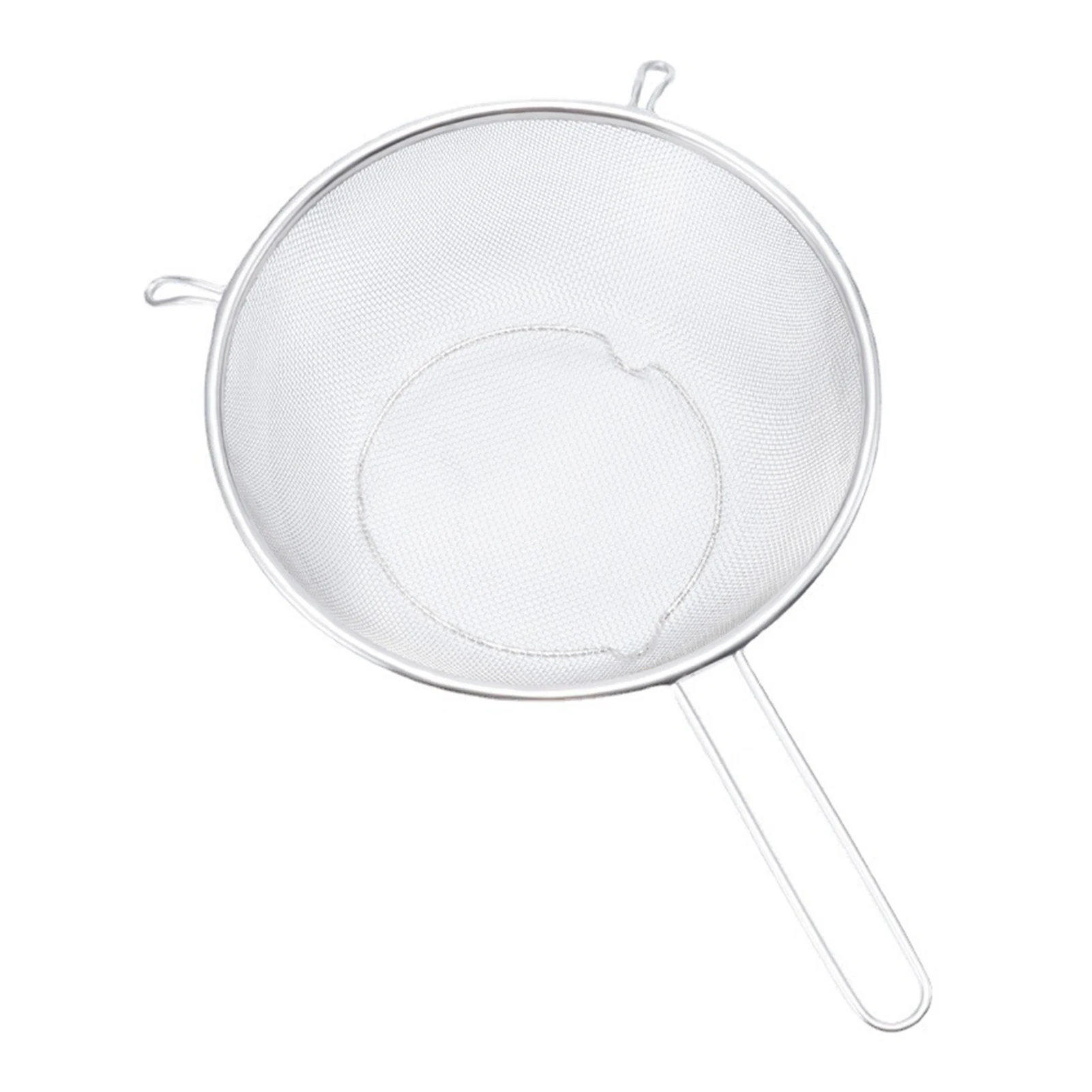 

Fine Mesh Oil Strainer Stainless Steel Colanders And Sifters Reinforced Frame And Sturdy Handle Sift Strain Drain And Rinse