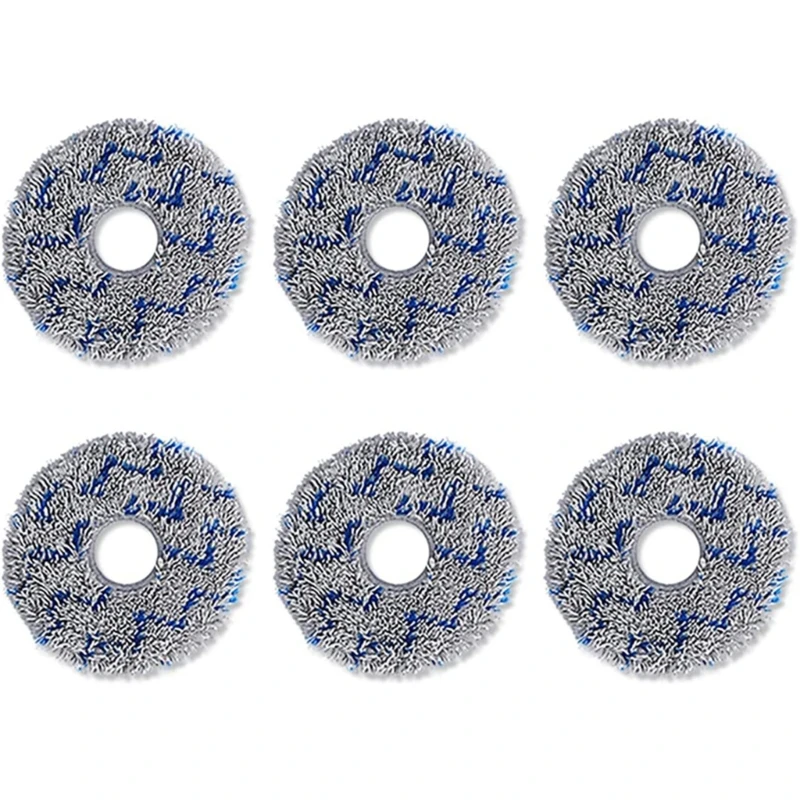 

6 шт./компл. Сменная накладка для мытья полов для робота-пылесоса T20 X1 прочная домашняя и коммерческая уборка,