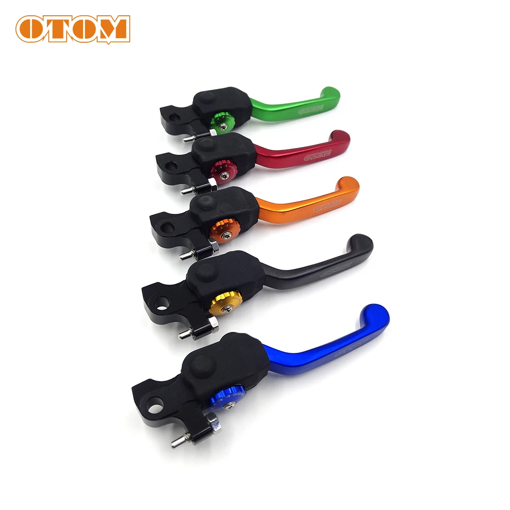 OTOM ручка тормоза мотоцикла модификация CNC 7 зубчатый Регулируемый складной