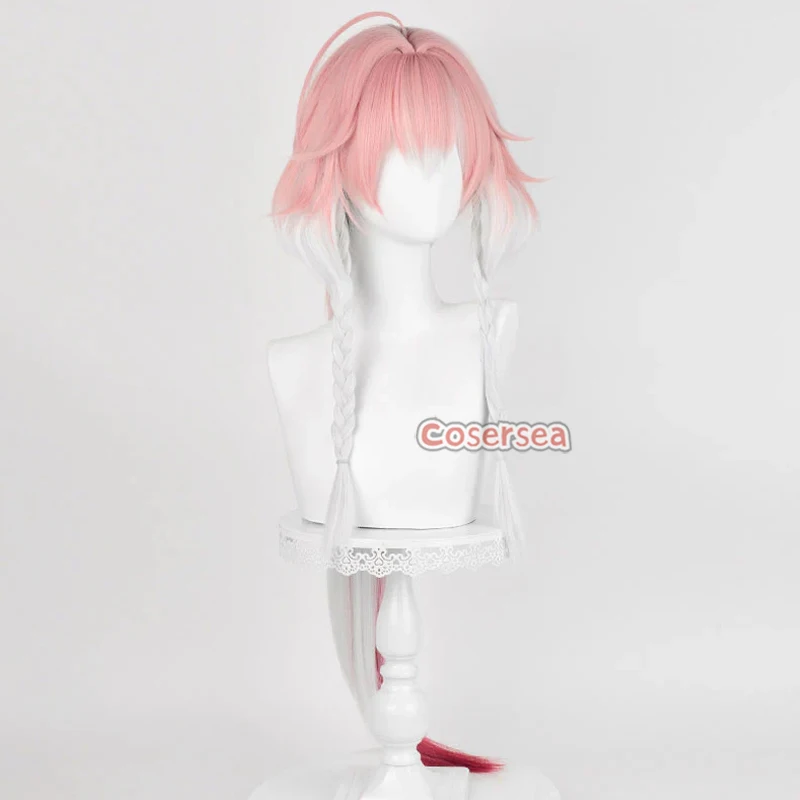 Cosersea Changli Косплей Парики Игра Wuthering Waves 90 см Длинный разноцветный хвост Cos Парик