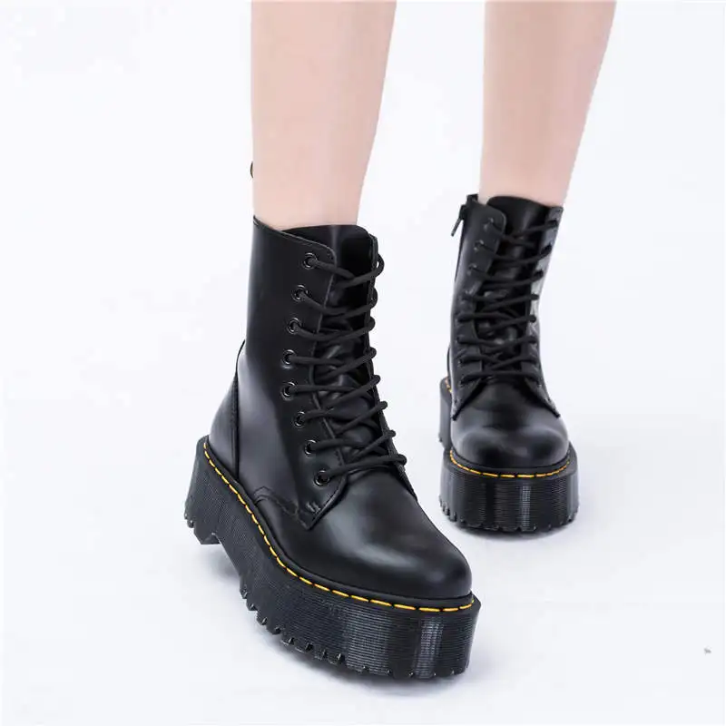 

Неповседневные кожаные дизайнерские ботинки Gentleshoe, Чулки с большой подошвой, женские демисезонные ботинки, новые ботильоны для тенниса на ...