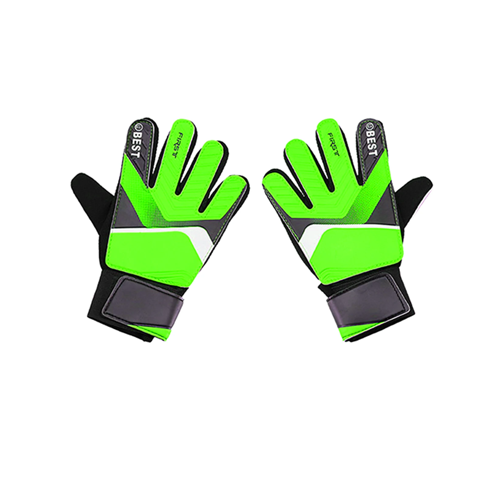 

Soccer Goalkeeper Gloves Youth Goalkeeper Gloves Football Goal Keeper Gloves With Embossed Anti-Slip Latex Palm And Soft PU Hand