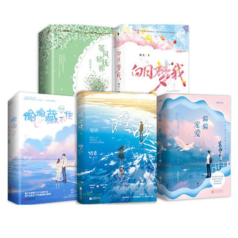 

9 Book/set Bai Ri Meng Wo Tou Tou Cang Bu Zhu Pian Pian Chong Ai Campus Romance Modern Youth Romance Novels Fiction Book