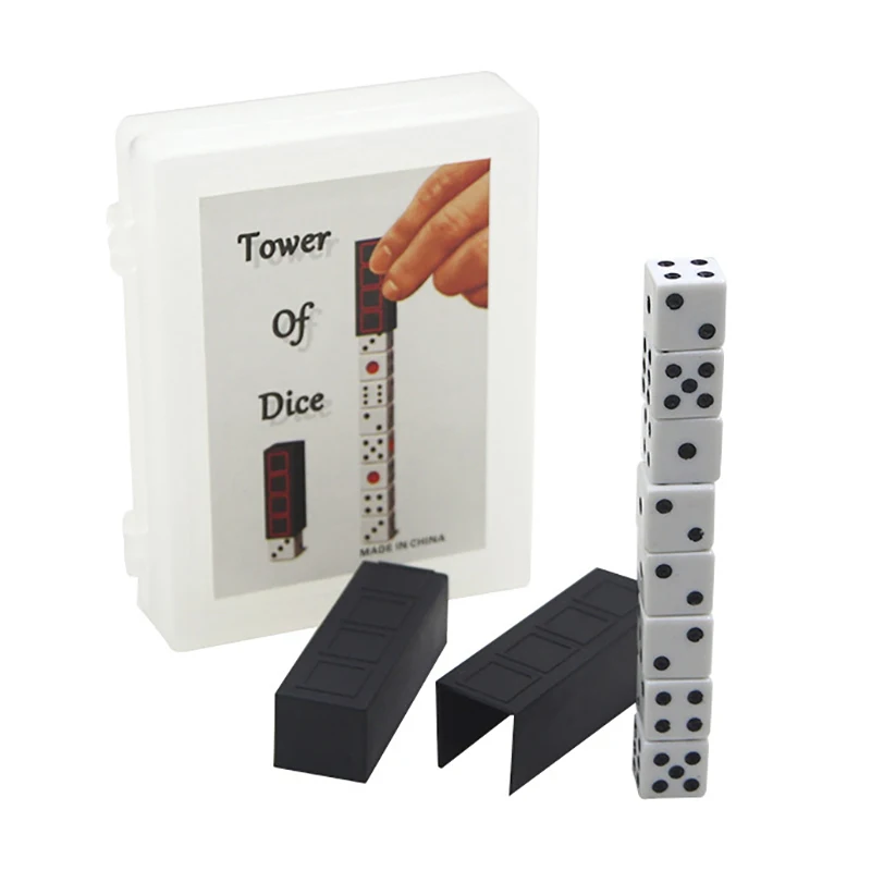 

Tower of Dice - Close Up Magic / Magic Tricks Gimmick Illusions Magician Dice Appearing Vanishing Fun Easy To Do