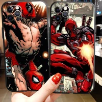 marvel wade winston wilson phone cases for iphone 11 12 pro max 6s 7 8 plus xs max 12 13 mini x xr se 2020 back cover coque