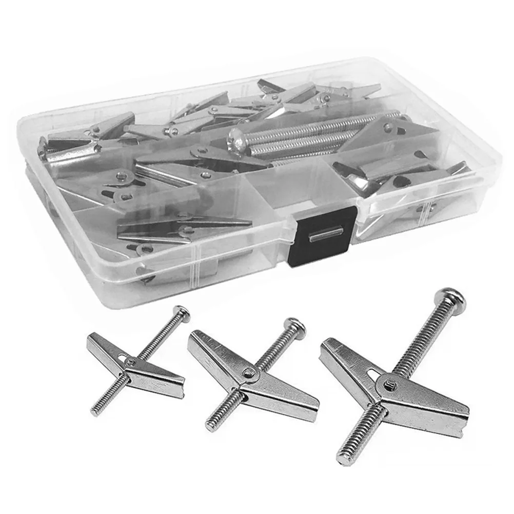 

Aircraft Expansion Screw Drywall Anchors Toggle Wing Nut Bolt Hollow Hanging Heavy Items Accessory Steel Bolts Duty