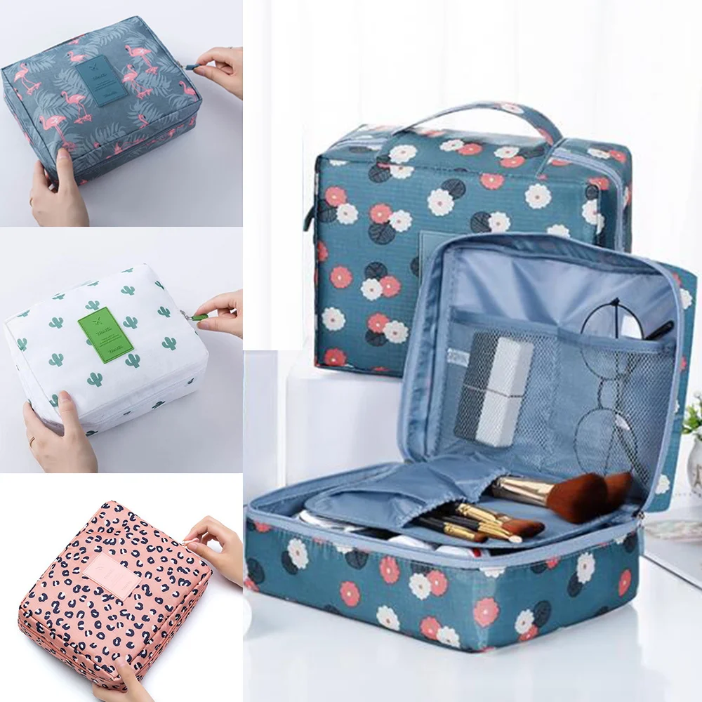

Women Outdoor Waterproof Travel Organize Bags Toiletries Personal Hygiene Portable Cosmetic Bag Girl Storage Beauty Makeup Case