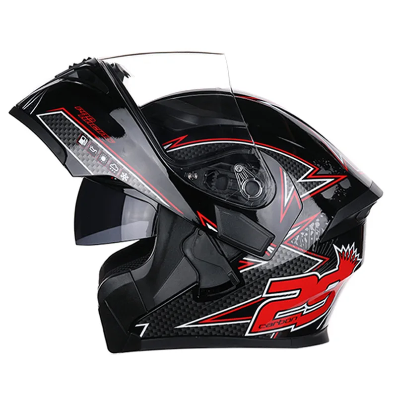 Four Seasons Full Face Motorcycle Racing Helmet S,M,L,XL,XXL,XXXL Flip Up Cascos Para Moto High Quality Modular Unisex Open Face enlarge