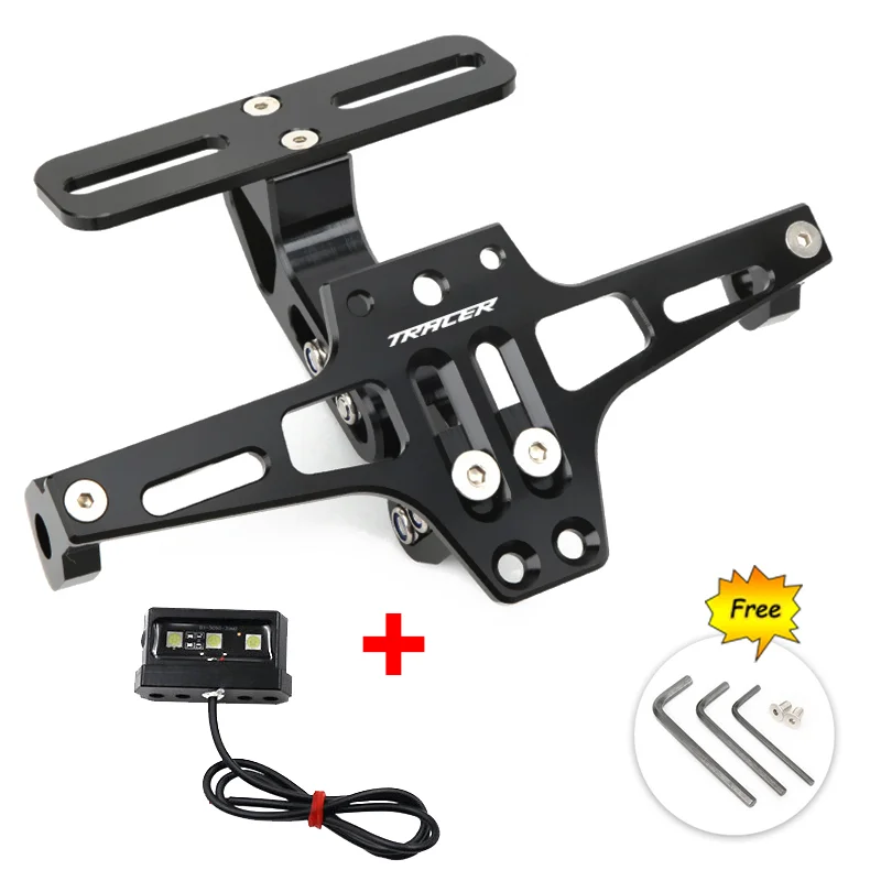 

Для YAMAHA TRACER 900GT Tracer 700 900 GT Tracer700gt MT09 MT07 2021 мотоциклетный регулируемый задний хвост аккуратный держатель номерного знака