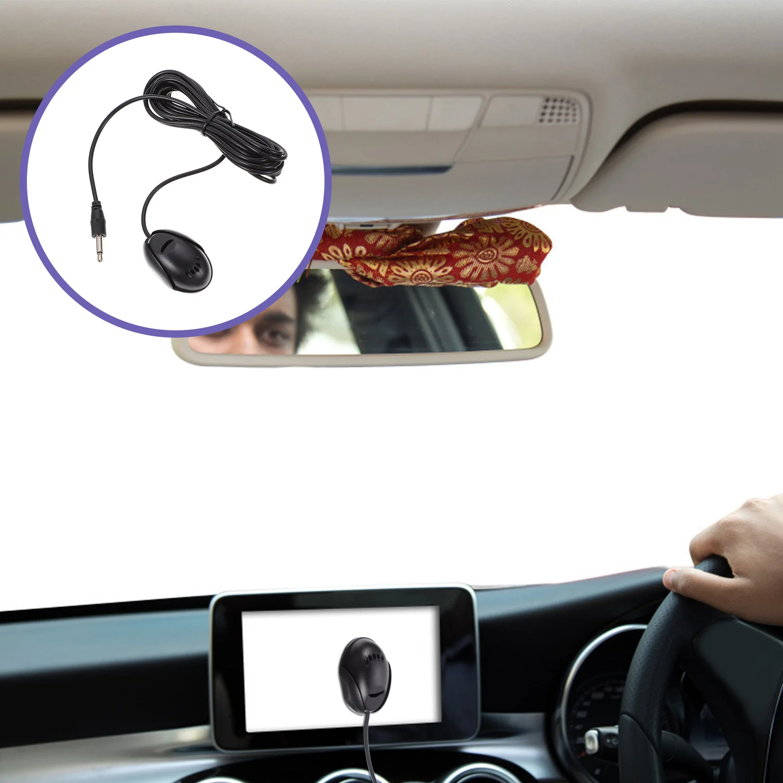 

Microphone Car External5 Mm Mic Stereo Assembly Aux 5Mm Wiredpc Mini Laptop